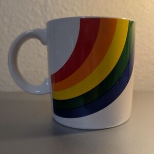 Rainbow Mug with Multicolor Stripes
